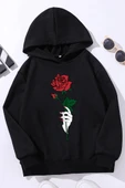 Çocuk Rose Baskılı Sweatshirt thumbnail 1