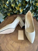 Pierre Cardin Topuğu Taşlı Kırışık Ayakkabı PC51201 thumbnail 4