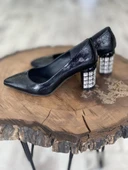 Pierre Cardin Topuğu Taşlı Kırışık Ayakkabı PC51201 thumbnail 11