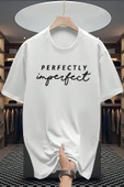 Pamuklu Perfectly Baskılı Oversize T-shirt - 4