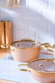 Acar Ultimate Pro 7 Parça Tencere Seti Rosegold BFT-06764 - 4