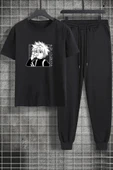 Unisex Killua Zoldyck Baskılı 2'li Eşofman Takımı - 1