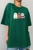Unisex Kafadar Ayılar Tasarım Tshirt - 7