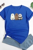Unisex Kafadar Ayılar Tasarım Tshirt - 1