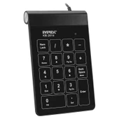 USB DOKUNMATİK NUMERİK STANDART SİYAH KLAVYE - 1