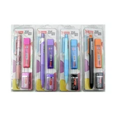 Mikro Veratil Kırtasiye Okul Seti Karışık Tasarımlı Uçlu Kalem 0,7 Kalem+Silgi Uç ) Mk-2003 1 Adet thumbnail 2