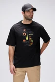 Bad Bear Collis Siyah Erkek Baskılı Tişört - 3