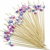 Bambu İncili Renkli Kürdan 12 li thumbnail 1