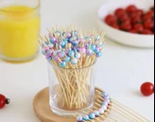 Bambu İncili Renkli Kürdan 12 li thumbnail 2