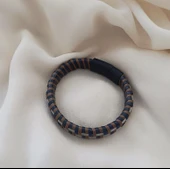 Bileklik Hakiki Deri Örgü Unisex 21 cm Bilezik Takı Aksesuar - 2