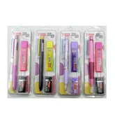 Mikro Veratil Kırtasiye Okul Seti Karışık Tasarımlı Uçlu Kalem 0,7 Kalem+Silgi Uç ) Mk-2003 1 Adet thumbnail 1