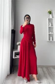 Dipmoda kadın candy kumaş tesettür elbise NMS047 - 1