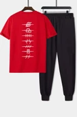 Unisex Ninja Akatsuki Baskılı 2'li Eşofman Takımı - 3
