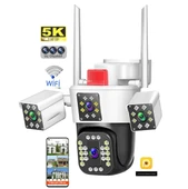 QASUL IPC360Home 3/4 Lens 12/16MP Kablosuz Güvenlik CCTV Açık Kamera 10x Zoom 360 Derece Su Geçirmez - 1