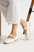 Albishoes Kadın Babet Rahat Hafif Ses Yapmaz Tokalı Anatomik Günlük Babet Ev Ofis Dış Mekan Ayakkabı - 3