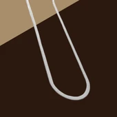 Çelik İtalyan Kolye Silver 45cm – Dayanıklı ve Şık 316L Paslanmaz Çelik - 1