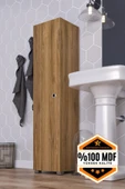 MDF Boy Banyo Dolabı Çok Amaçlı Dolap Kiler Dolabı - 8