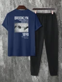 Unisex 1898 Brooklyn Baskılı 2'li Eşofman Takımı thumbnail 5