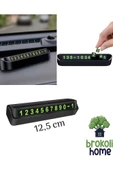 1 Adet Araç Içi Park Telefon Numarası Fosforlu Numaratör Oto Cam Kartı - 2