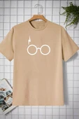Unisex Potter Baskılı T-shirt thumbnail 3
