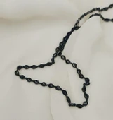 Çelik Siyah Zincir Kolye 316 L Paslanmaz Kolye Unisex Gerdanlık - 1