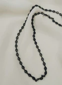 Çelik Siyah Zincir Kolye 316 L Paslanmaz Kolye Unisex Gerdanlık - 2