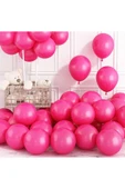 Gemar 15 Adet Balon Metalik Pembe Renk - 1