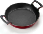 Lava Yuvarlak Yekpare Kulplu 20 cm Döküm Sahan - 2
