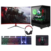 Turbox Tx6009 i5 4440 16GB Ram 512GB SSD 4GB GT740 23.6 100Hz Curved Oyun Hazır Sistem - 1