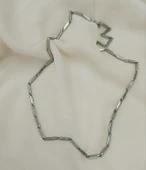 Çelik Üçgen Kolye 316 L Paslanmaz Kolye Unisex Gerdanlık - 3