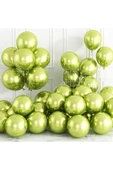 Gemar 15 Adet Balon Metalik Light Yeşil Renk - 2