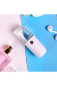 Beyaz Nano Mist Sprayer Dezenfektan Makinesi Mini Boy Taşınabilir Şarjlı - 3