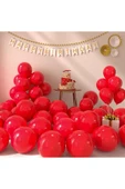 Gemar 15 Adet Balon Metalik Kırmızı Renk - 2
