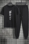 Unisex Jujutsu kaisen Baskılı 2'li Eşofman Takımı - 1