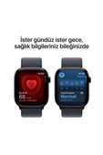Watch Series 10 GPS 46mm Jet Siyah Alüminyum Kasa + Mürekkep Moru Spor Loop - 5