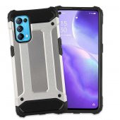 Oppo Reno 5 5G Kılıf Hybrid Zırh Silikon - 4