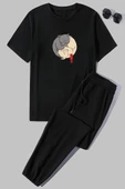 Unisex Kedi Baskılı 2'li Eşofman Takımı thumbnail 1