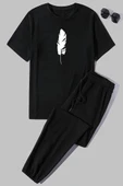 Unisex Tüy Baskılı 2'li Eşofman Takımı thumbnail 3
