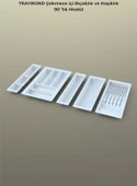 Çekmece Içi Kaşıklık Ve Bıçaklık Düzenleyici Beyaz, 84x48 Yandan Ve Boydan 4Cm Kesilebilir - 11