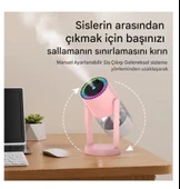 Yıldız Projektör Işıklı Buhar Gece Lambası Mini Hava Nemlendirici Aromaterapi Ultrasonik Difüzör - 1