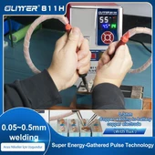 Glitter 811H Şarjlı Pil Profesyonel Bakır - Nikel Punta Kaynak Makinesi 36KW/42KW 7000A - 10