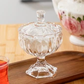 Kosova Sur-31 Cam Ayaklı Şekerlik Sunumluk Lokumluk Kahve Yanı Drajelik 150 ml - 3