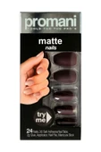 Matte Takma Tırnak Kiti Koyu Bordo Pr-5018 - 1