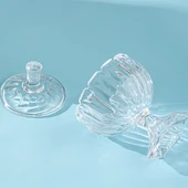 Kosova Sur-31 Cam Ayaklı Şekerlik Sunumluk Lokumluk Kahve Yanı Drajelik 150 ml - 2