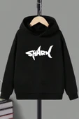 Çocuk Shark Baskılı Sweatshirt thumbnail 1
