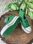 Benetton Yüksek Tabanlı Yeşil Converse Ayakkabı 30939 - 4