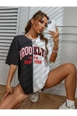 Brooklyn Çift Renk Baskılı Tasarım Tshirt thumbnail 1