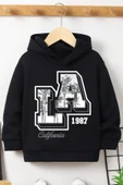 Los Angles Baskılı Erkek - Kız Çocuk Rahat Kalıp Sweatshirt thumbnail 1