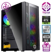 RaXius Nova G1 i7 4070-14KF002 i7-14700KF 16GB 2TBSSD RTX4070 FreeDOS Gaming Masaüstü Bilgisayar - 2