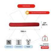 XPERMATE Sarılma Yastığı , Uyku Yastığı , Bacak Arası Yastığı Silindir 150x20 cm Kırmızı thumbnail 2